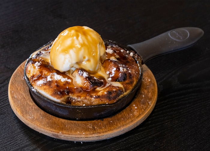 (Rick Egan | The Salt Lake Tribune)  Peach Cobbler at Neutral Ground, Tuesday, Aug. 30, 2022.