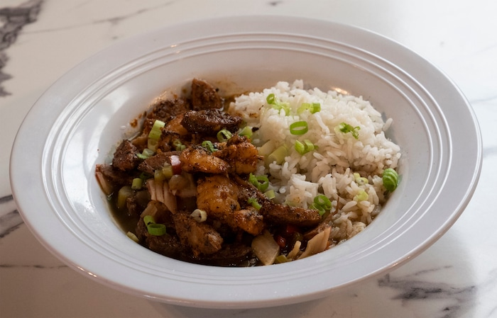 (Rick Egan | The Salt Lake Tribune)  Gumbo at Neutral Ground, Tuesday, Aug. 30, 2022.