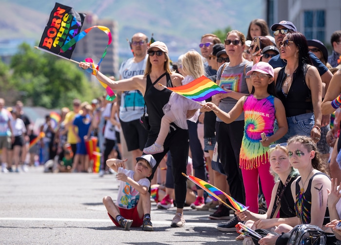 (Rick Egan | The Salt Lake Tribune)  Pride Parade, on Sunday, June 4, 2023.