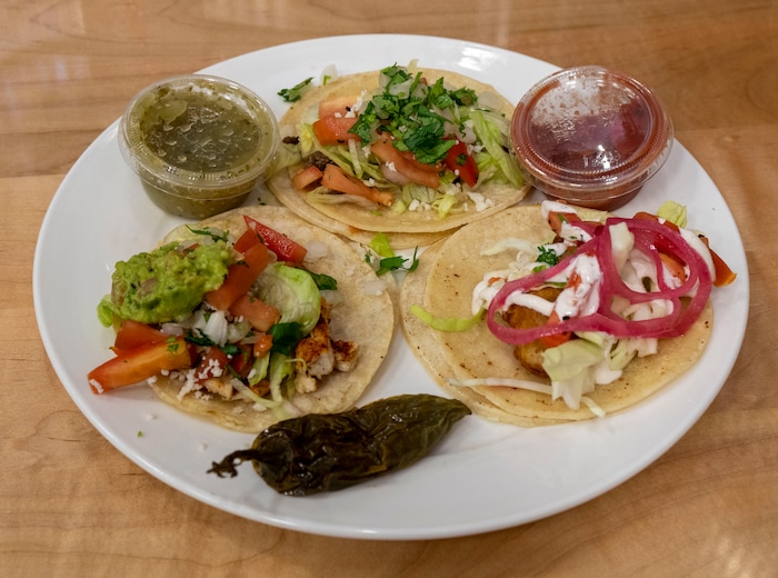 (Rick Egan | The Salt Lake Tribune)  Street Taco's at Sydney's restaurant, in Mantua, on Tuesday, Aug. 17, 2021.
